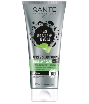 Après shampoing Brilliant care au Bouleau Sante