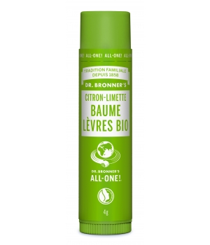 Baume à lèvres Citron Limette bio Dr Bronners