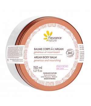 Baume pour le corps généreux nourrissant à l'argan bio Fleurance Nature