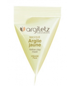 Berlingot masque argile jaune Argiletz