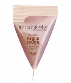 Berlingot masque argile rouge Argiletz