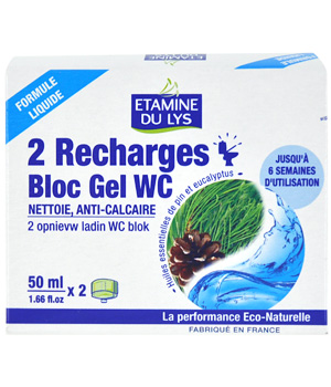 Recharge Bloc gel WC au Pin et à l'Eucalyptus Etamine du Lys