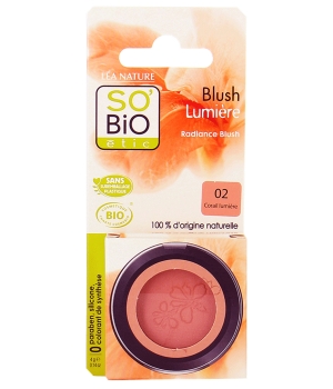 Blush lumière 02 corail lumière So'Bio étic