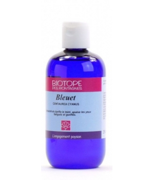 Boisson d'Eau florale de Bleuet Biotope Des Montagnes