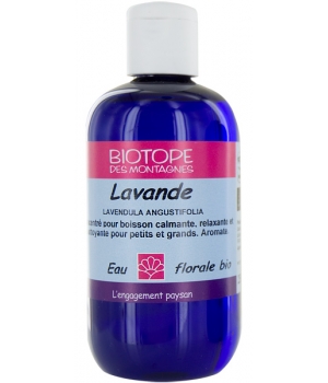 Boisson d'Eau florale de Lavande Biotope Des Montagnes