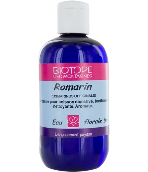 Boisson d'Eau florale de Romarin Biotope Des Montagnes