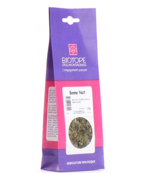 Bonne nuit Basilic Mélisse Marjolaine Lavande Biotope Des Montagnes