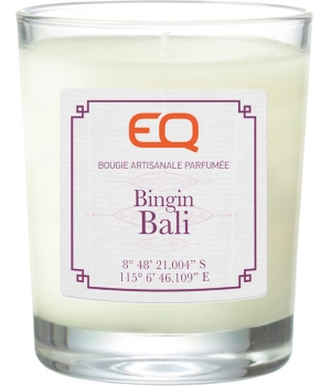 Bougie artisanale parfumée Bingin Bali EQ