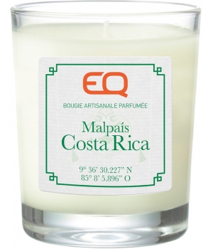 Bougie artisanale parfumée Malpais Costa Rica EQ