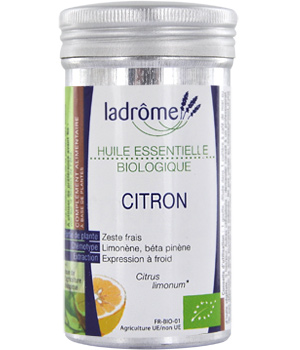 Citron bio huile essentielle Ladrome