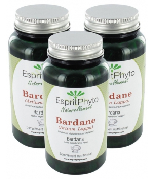 Coffret Bardane Cure de 2 Mois (3 Boîtes de 90 Esprit phyto