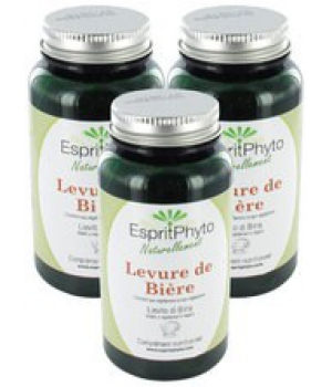 Coffret Levure de Bière Cure de 2 Mois (3 Boîtes de 90 Esprit phyto