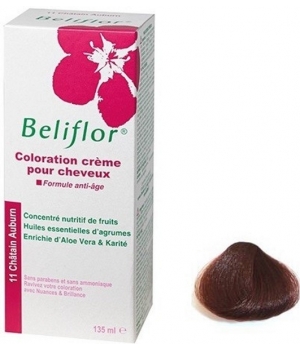 Coloration Crème pour Cheveux 11 Châtain Beliflor