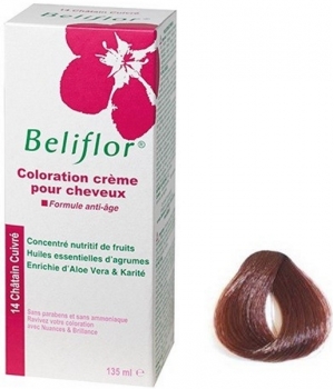 Coloration Crème pour Cheveux 14 Châtain Beliflor