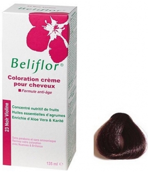 Coloration Crème pour Cheveux 23 Noir Beliflor