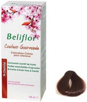 Coloration Crème pour Cheveux 34 Couleur Gourmande Beliflor