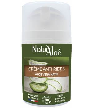 Crème anti rides Aloé Vera NaturAloe