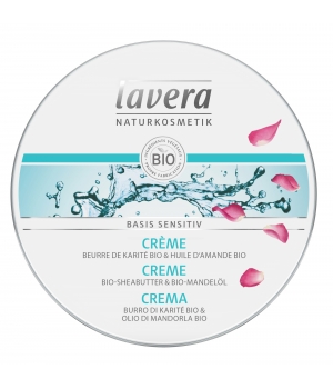 Crème au beurre de karité bio et à l'amande bio Lavera