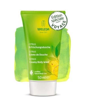 Crème de douche au Citrus édition spéciale voyage 50 Weleda