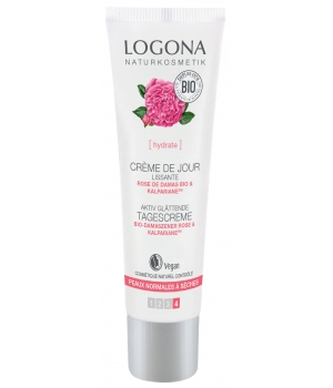 Crème de jour lissante Rose de Damas bio / Kalpariane 30 Logona