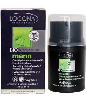 Crème Hydratante Lissante Q10 Logona Mann Logona