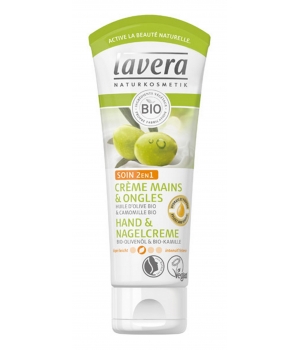 Crème mains et ongles Huile d'olive et Camomille bio Lavera