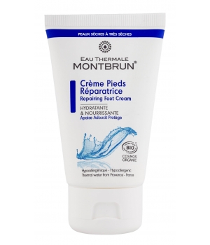 Crème riche pied Eau Thermale Montbrun