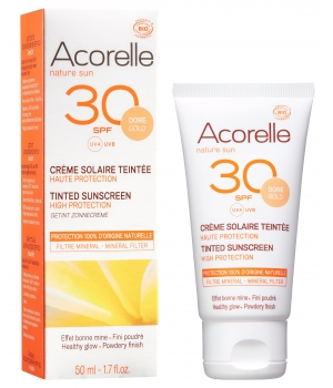 Crème Solaire teintée SPF 30 Acorelle