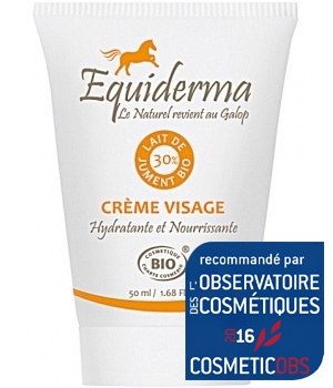 Crème visage au lait de jument Equiderma