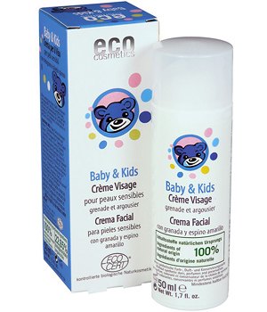 Crème visage bébé enfant Argousier et Grenade Eco Cosmetics