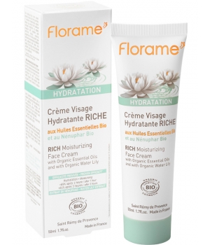 Crème Visage Hydratante Riche Florame