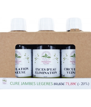 Cure phyto concentrés Jambes légères 3 x Herboristerie De Paris