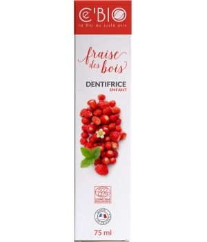 Dentifrice Fraise des bois C'bio