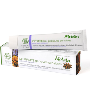 Dentifrice Gencives sensibles Badiane Sauge Girofle Romarin Melvita