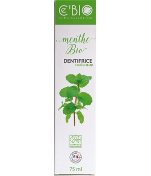 Dentifrice Menthe bio C'bio