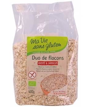 Duo de Flocons Avoine Sarrasin sans gluten Ma Vie Sans Gluten