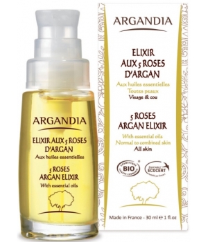 Elixir aux 5 roses et Argan Visage Argandia