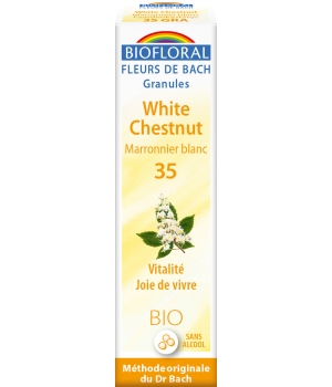 Elixir White Chesnut n°35 Marronnier blanc en granules Biofloral