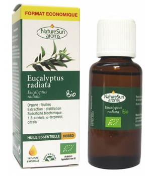 Eucalyptus radié bio Flacon compte gouttes NatureSun'arôms