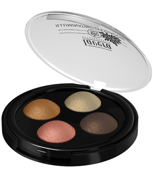 Fard à paupières minéral Quattro poudre cuite Rêve indien 03 Lavera