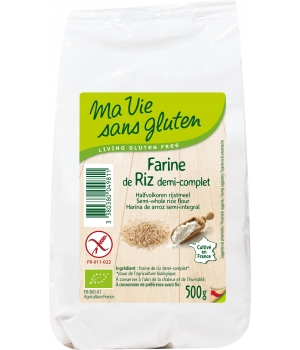 Farine riz demi complet sans gluten Ma Vie Sans Gluten