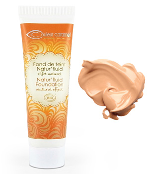 Fond de teint Natur'fluid effet naturel n°03 Beige abricot Couleur Caramel