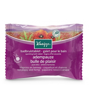 Galet pour le Bain Coquelicot / Chanvre (Bulle de Plaisir) Kneipp