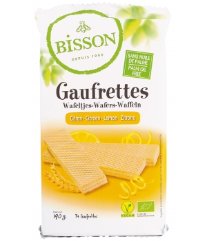 Gaufrettes citron Bisson