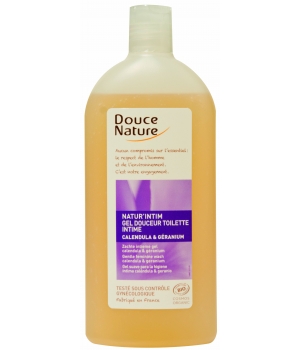 Gel douceur intime Calendula Bio et HE de géranium Bio Douce Nature