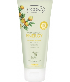 Gel douche Energy Citron et Gimgembre Logona