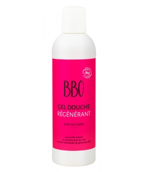 Gel Douche Régénérant Géranium et Bois de Rose Bio Bretagne Ocean