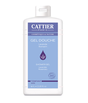 Gel douche tonifiant Lavande Romarin Cattier