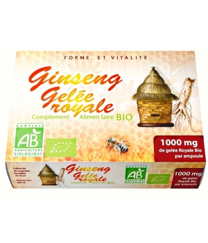 Gelée Royale + Ginseng bio 20 GPH Diffusion