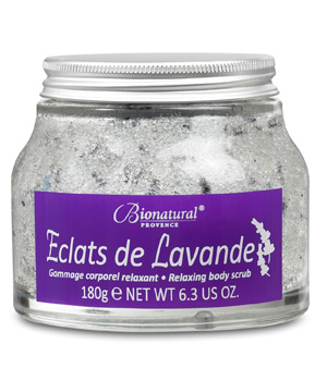 Gommage corporel Eclats de Lavande escapade relaxante Bionatural pot Phyts